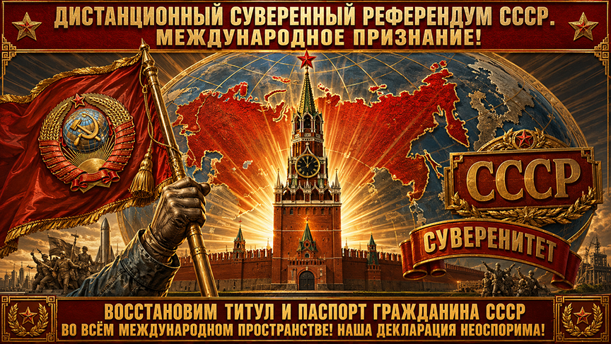 Восстановление Титула Гражданина СССР и Советского Паспорта