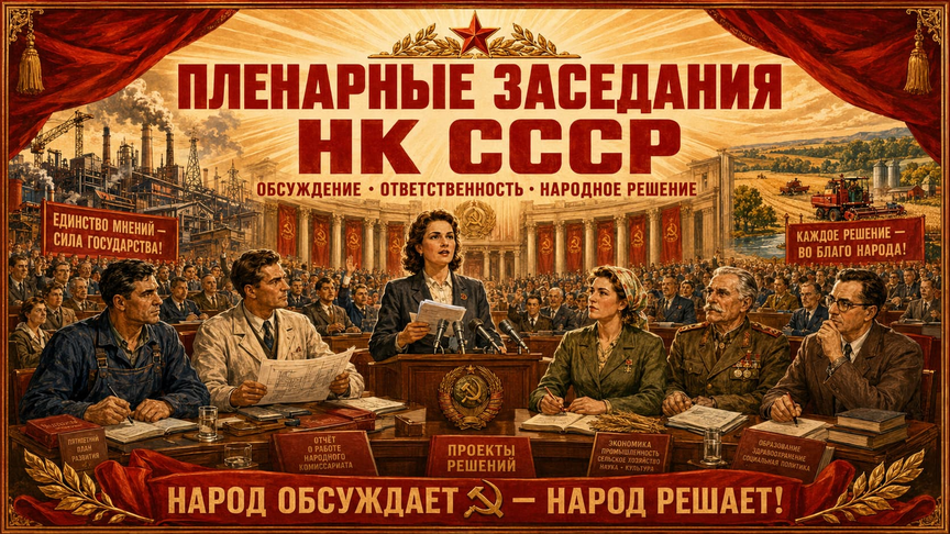 15) Пленарные заседания НК СССР? 
