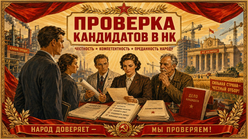 13) Проверка кандидатов в НК