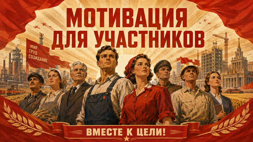 8) Мотивация для участников