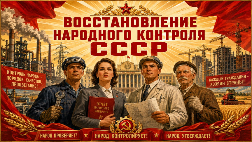 1) Восстановление Народного Контроля СССР