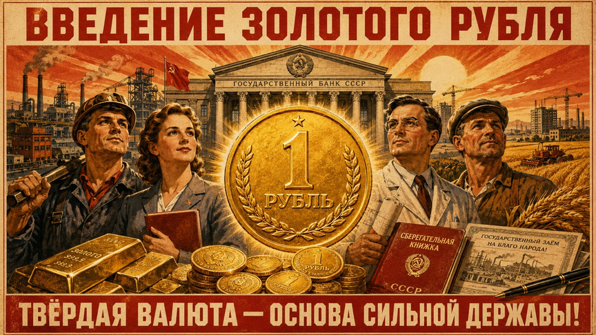 4) Введение золотого рубля