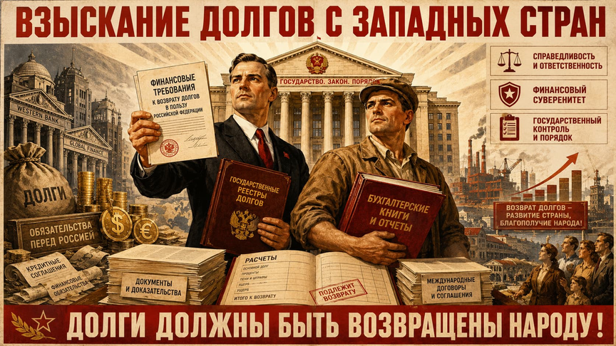 5) Взыскание долгов с западных стран