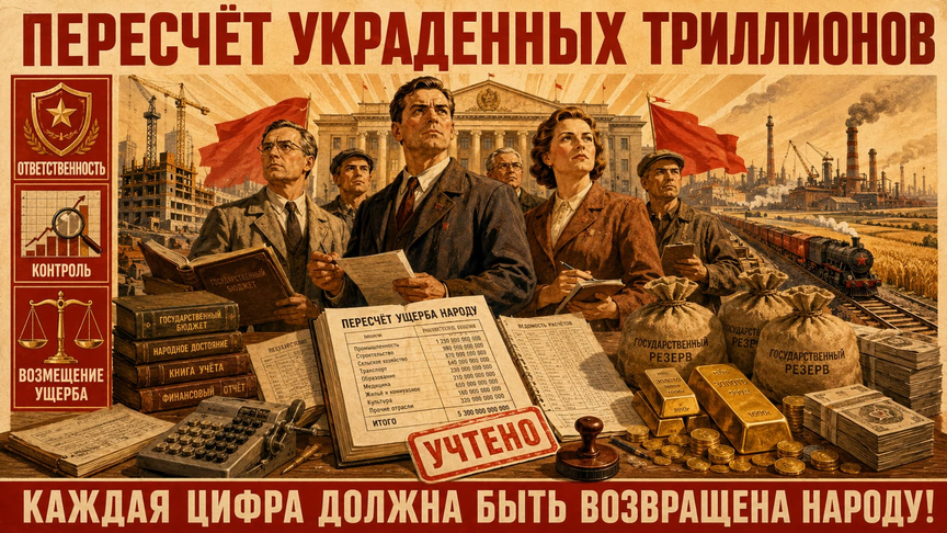 8) Пересчёт украденных триллионов