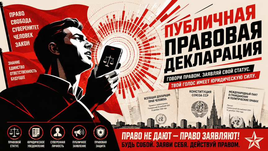 Восстановление Титула Гражданина СССР и Советского Паспорта